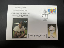 20-6-2024 (82) Honouring The Death Of US Baseball Player Willie Mays (age 93) 18 June 2024 - Baseball