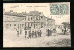 CPA Fresnes, La Mairie Et Les Eccles  - Fresnes