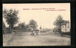 CPA Fresnes, Rond-Point De La Route De Versailles & De L`Avenue De La Republique  - Fresnes