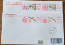 China Cover Commemoration Of The Opening Of Pujiang Postal Branch (Shanghai) Colored Postage Machine Stamp First Day Act - Enveloppes