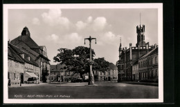 AK Kyritz, Platz Mit Rathaus  - Kyritz