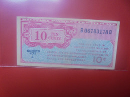 U.S.A (MILITARY) 10 Cents Série 471 (1947-48) Circuler (B.34) - 1947-1948 - Serie 471