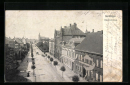 AK Gardelegen, Blick Die Bahnhofstrasse Hinunter  - Gardelegen