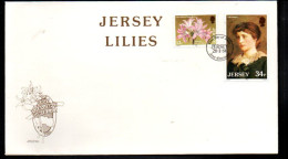 JERSEY FDC 1986 LILLIE LANGTRY ACTRICE - Donne Celebri