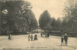 52 - Wassy - Avenue De La Gare - Animée - Correspondance - Oblitération Ronde De 1913 - CPA - Voir Scans Recto-Verso - Wassy