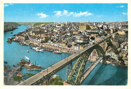 Portugal - Porto - Vista Parcial E Ponte D. Luiz I - Vue Partielle Et Pont D. Luiz I - Vue Aérienne - CPM - Carte Neuve  - Porto