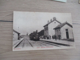 CPA 72 Sarthe Loué  La Gare Du Chemin De Fer - Loue