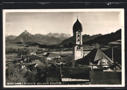 AK Nesselwang, Nesselwang Mit Säugling Und Zugspitze  - Zugspitze