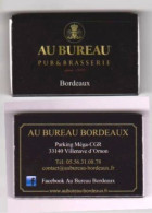 Boite D'alumettes Pleine " AU BUREAU - Pub & Brasserie Bordeaux (Bte1) _Di165 - Matchboxes