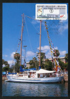 BELGIQUE BELGIUM (2012) - Carte Maximum Card ATM - ZENOBE GRAMME A 958 - TEMSE. Schoolship, Bateau école - 2011-..