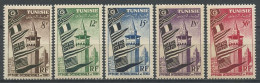 TUNISIE 1953 N° 360/364 ** Neufs MNH Superbes C 10 € Foire Internationale De Tunis Minarets Des Mosquées Sidi Ben Arous - Ongebruikt