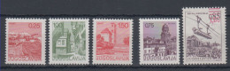 Yugoslavia Budva,Ohrid,Bihac,Rijeka,wooden Industry 1976 MNH ** - Unused Stamps