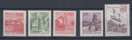 Yugoslavia Budva,Ohrid,Bihac,Rijeka,wooden Industry 1976 MNH ** - Nuevos