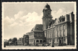 AK Geyer /Erzgeb., Markt Mit Rathaus  - Geyer