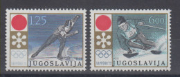 Yugoslavia The 21th Olympic Games In Sapporo 1972 MNH ** - Nuevos