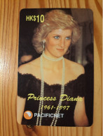 Prepaid Phonecard Hong Kong, Pacificnet - Princess Diana - Hong Kong