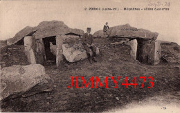 CPA - PORNIC (Loire-Inf.) Mégalithes - Allées Couvertes ( Bien Animée ) N° 17 - Edit. F. Chapeau Nantes - Dolmen & Menhirs