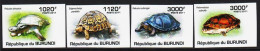 2011. BURUNDI. Turtles. Les Tortues Du Burundi. Complete With 4 IMPERFORATED Sta... (Michel 2062-2065 IMPERF) - JF546910 - Unused Stamps