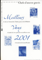 AW10-12 France Document De La Poste Avec Timbre N° Meilleurs Voeux 2001     A Saisir !!! - Documenten Van De Post