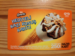 Prepaid Phonecard Turkey, Hazir Kart - Ice Cream, Algida - Turkey