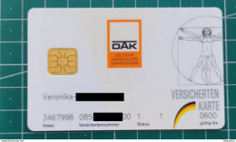 GERMANY INSURANCE CARD DAK - Sonstige & Ohne Zuordnung