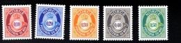 2051675471 1997  SCOTT 1141 1145 (XX)  POSTFRIS  MINT NEVER HINGED - POSTHORN TYPE - Unused Stamps