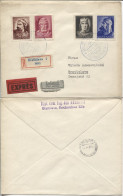 Slowakei Sonderstempel 5 Jahre Unabhängigkeit 14.3.44, FDC-R-Eilbotenbrief Bratislava - Storia Postale