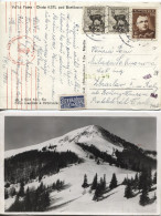 Slowakei Slovakotour 20 Heller Ansichtskarte Velka Fatra #68,74(2x), OKW-Zensur - Covers & Documents