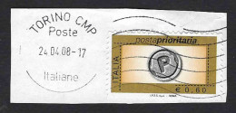 Italia 2006; Posta Prioritaria € 0,60 Senza Millesimo, Usato - 2001-10: Gebraucht