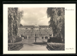 Foto-AK Max Baur: Blick Auf Das Schloss Sanssouci - Altri & Non Classificati