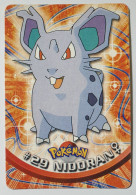 CARTE POKEMON # 29 NIDORAN TOPPS TV ANIMATION - Other & Unclassified