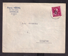 DDGG 278 -- Enveloppe TP Moins 10 % Surcharge Locale COURCELLES 1946 - Entete Pierre Hérail - 1946 -10%