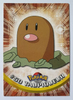 CARTE POKEMON # 50 TAUPIQUEUR TOPPS TV ANIMATION ÉDITION FR - Other & Unclassified