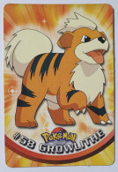 CARTE POKEMON # 58 GROWLITHE TOPPS TV ANIMATION - Other & Unclassified