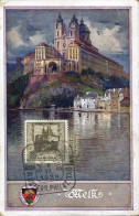 X1417 Austria,maximum Card 1924,benedictine Abbey Of MELK, Baroque Architecture, (see 2 Scan) - Maximumkarten (MC)