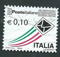 Italia 2010; Posta Italiana € 0,10, Usato - 2001-10: Usati