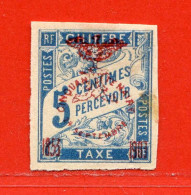 REF098 > NOUVELLE CALEDONIE > TAXE  N° 8 * > Neuf Dos Visible -- MH * - Segnatasse