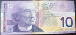 BILLETE DE CANADA DE 10 DOLLARS DEL AÑO 2001 EN CALIDAD EBC (XF) (BANKNOTE) - Canada