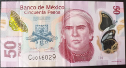 BILLETE DE MEXICO DE 50 PESOS DEL AÑO 2014 (BANKNOTE) - Mexico