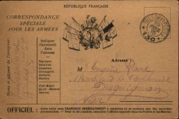 1915  Correspondance Spéciale Pour Les Armées  S P 130 Envoyée à DRAGUIGNAN - Storia Postale