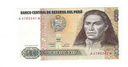 *peru 500 Intis 1987  134  Unc - Pérou