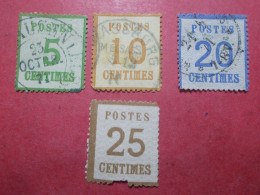 Lot 4 Timbres Classiques Guerre 1870 FRANCE (76) - Guerre (timbres De)