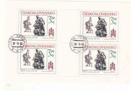 Czechoslovakia 1983, Mi. 2733, 4er-Block, Historischs Motive Von Pressburg, Used, CTO - Usados