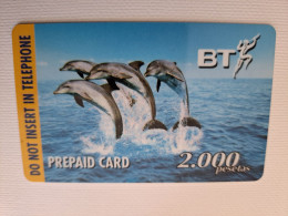 SPAIN/ ESPANA / 2000 PESETAS/ 4 DELPHINS DIVING /BY BT/   Fine Used   PREPAID   **16966** - Emissions Basiques