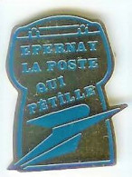 @@ Bouchon De Champagne Logo La Poste PTT Qui Pétille EPERNAY Marne (3x3.4) @@po40a - Correo