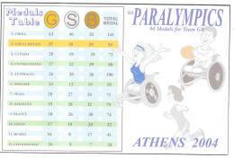 PARALYMPICS OLYMPICS  ATHENS 2004 PUBL BY C ROACH - Olympische Spiele
