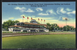 AK Saratoga Springs, NY, Raceway, Club House, Grand Stand, Admin. Building An Paddock, Pferderennbahn, Hippodrom  - Paardensport