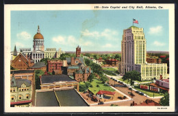 AK Atlanta, GA, State Capitol And City Hall - Atlanta