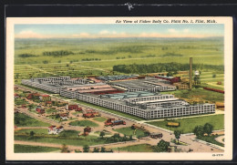 AK Flint, MI, Air Views Of Fisher Body Co. Plant No. 1  - Flint