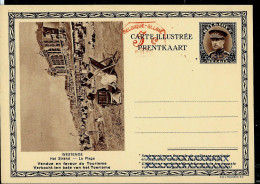 Carte Illustrée Neuve N° 24.24.M1. ( WESTENDE - La Plage ) - Postcards 1934-1951